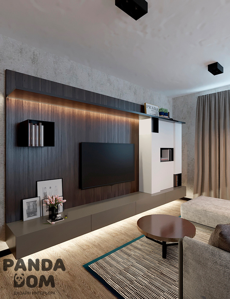 СТРОГИЙ И МОНОХРОМНЫЙ ИНТЕРЬЕР КВАРТИРЫ