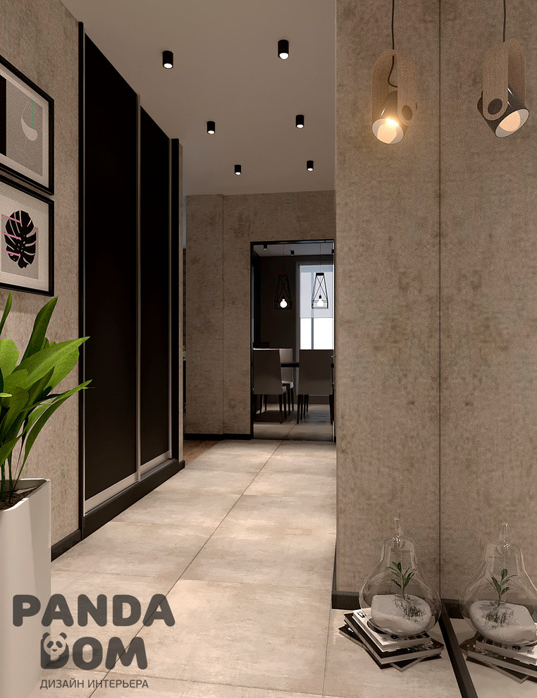 СТРОГИЙ И МОНОХРОМНЫЙИНТЕРЬЕР КВАРТИРЫ