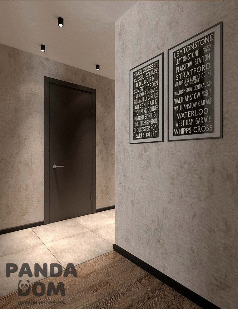 СТРОГИЙ И МОНОХРОМНЫЙ ИНТЕРЬЕР КВАРТИРЫ