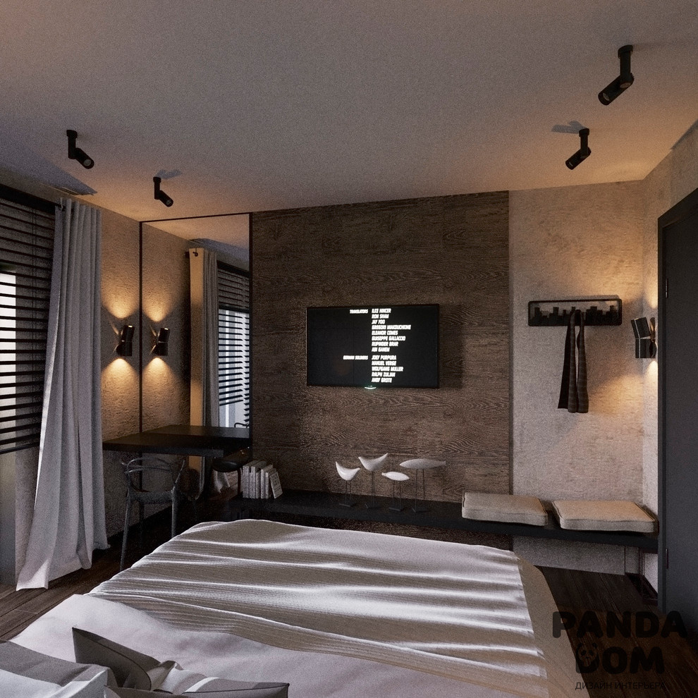 СТРОГИЙ И МОНОХРОМНЫЙ ИНТЕРЬЕР КВАРТИРЫ