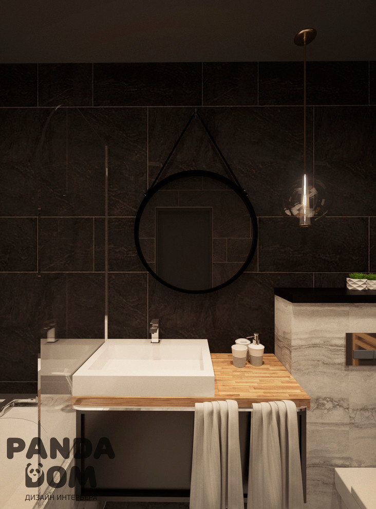 СТРОГИЙ И МОНОХРОМНЫЙ  ИНТЕРЬЕР КВАРТИРЫ