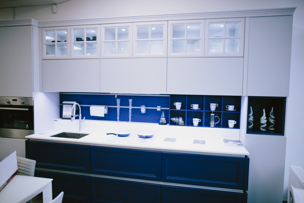 Обложка проекта: Французский шик - кухня Blue Marine