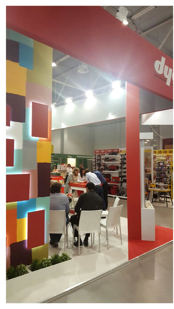 Выставочный стенд для международной компании строительных материалов DYO, 2017