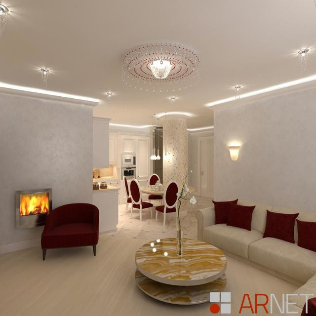 Оттенки нежности, квартира 93 кв.м