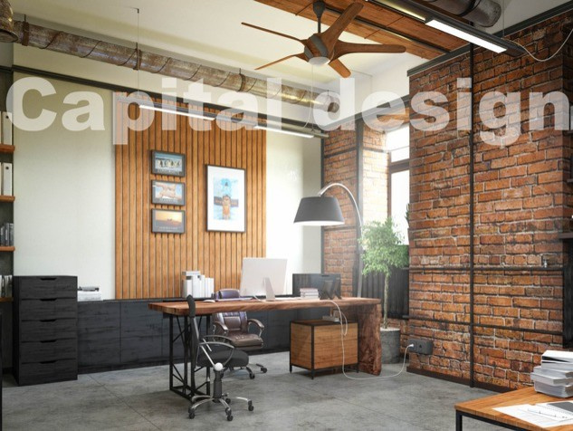 Кабинет директора в стиле лофт