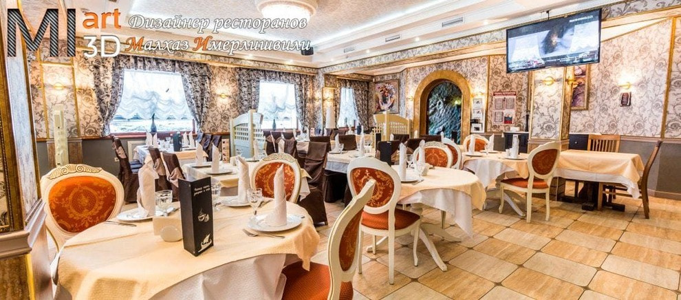 Обновление интерьера ресторана Арго, Москва.