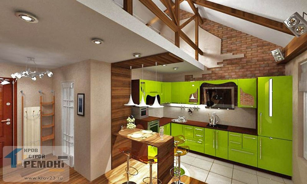 Двухуровневая квартира на ул. Макаренко