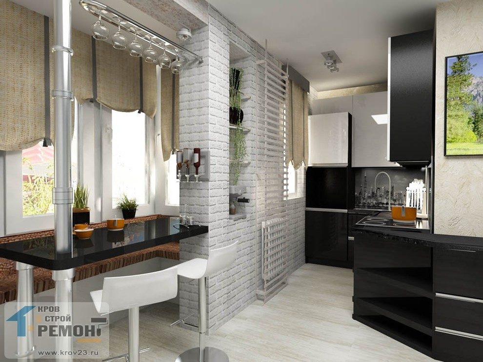 Дизайн-проект однокомнатной квартиры