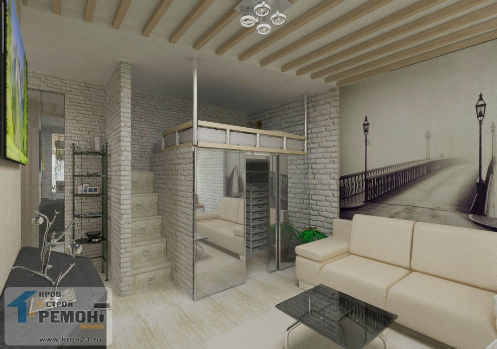 Дизайн-проект однокомнатной квартиры