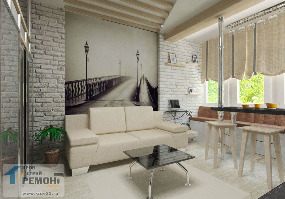 Дизайн-проект однокомнатной квартиры