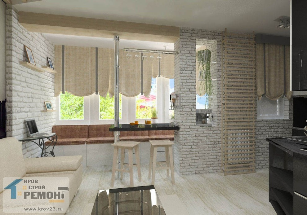 Дизайн-проект однокомнатной квартиры