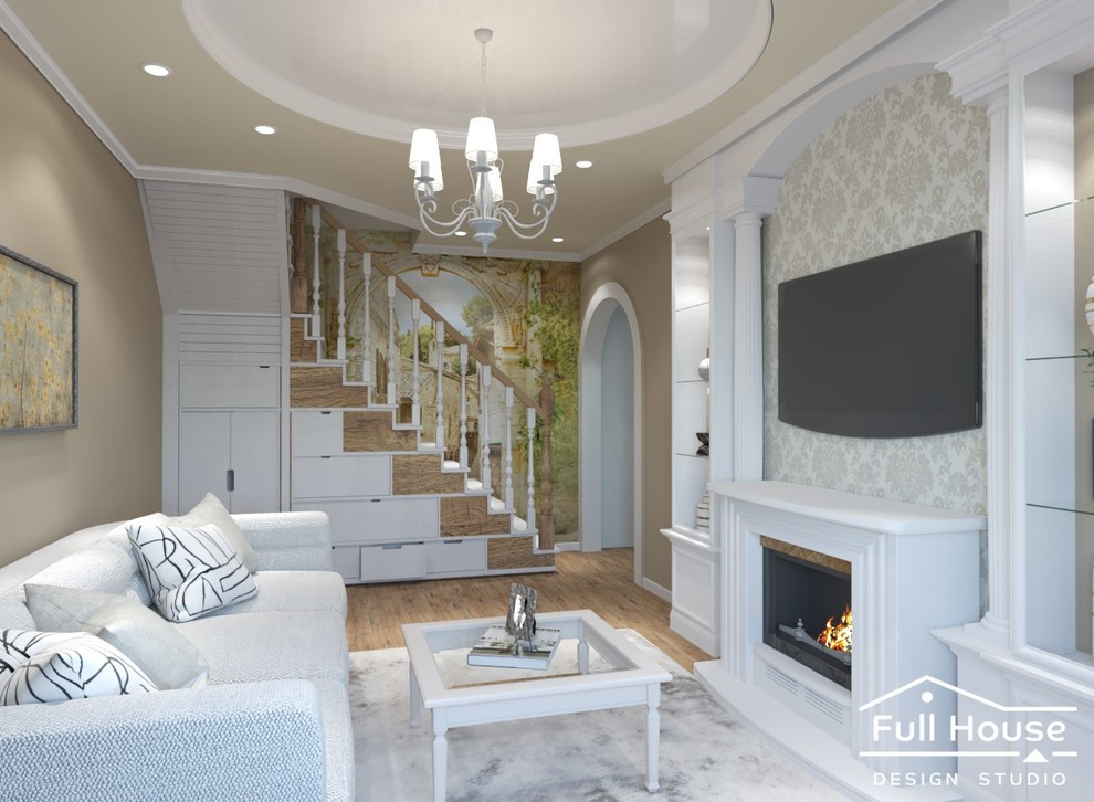 Дизайн проекта 2-х этажного таунхауса 80 кв.м.