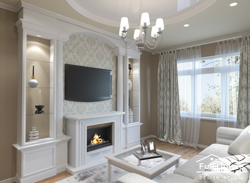 Дизайн проекта 2-х этажного таунхауса 80 кв.м.