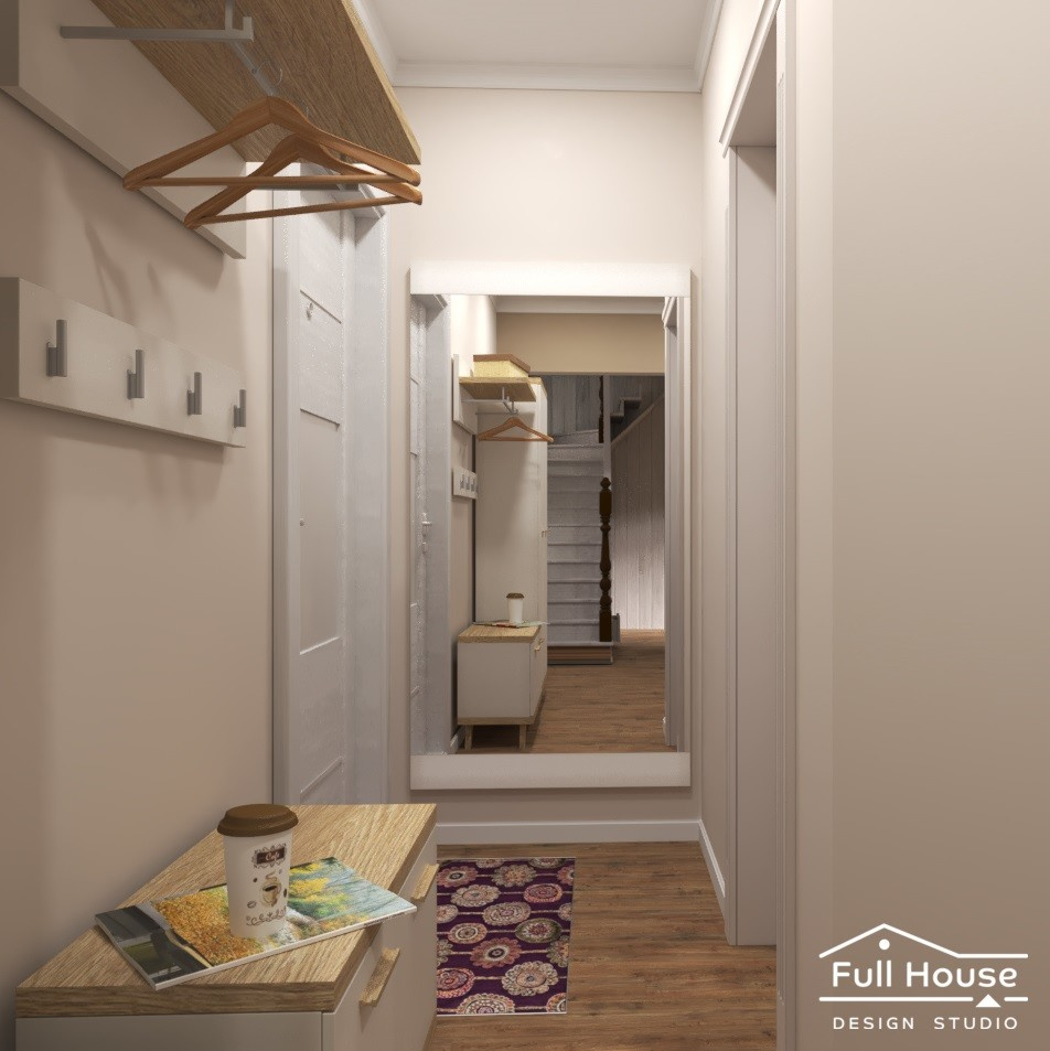 Дизайн проекта 2-х этажного таунхауса 80 кв.м.