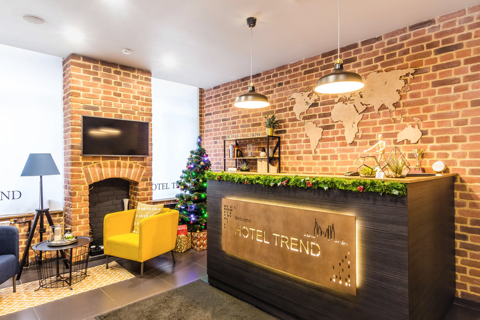 Декорирование отеля Hotel Trend