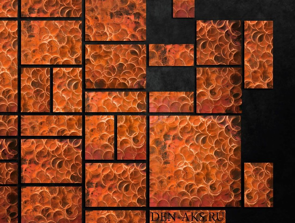 Медная эксклюзивная плитка