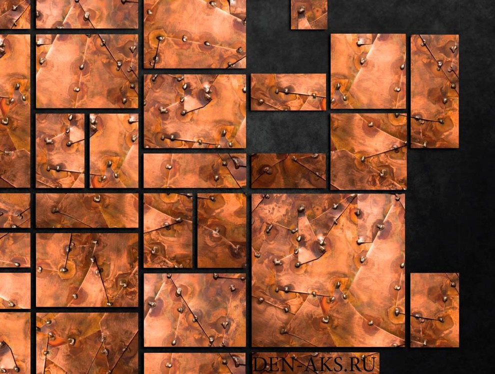 Медная эксклюзивная плитка