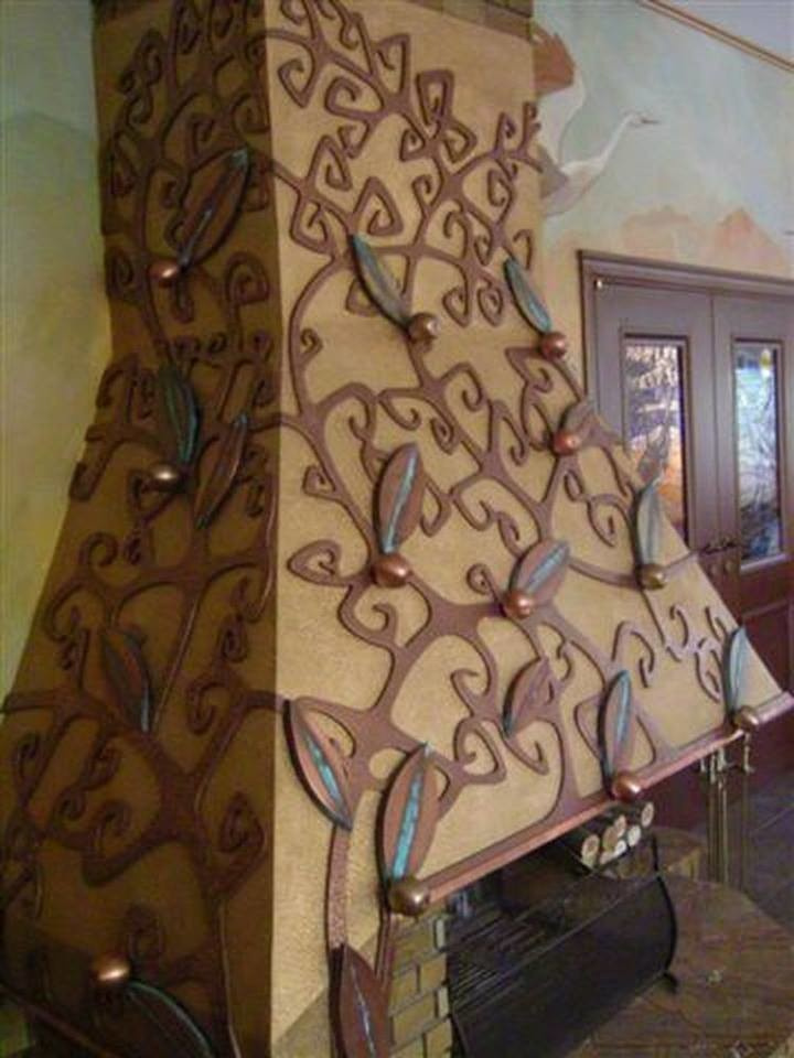 Вытяжные коробы и печные шкаф из меди