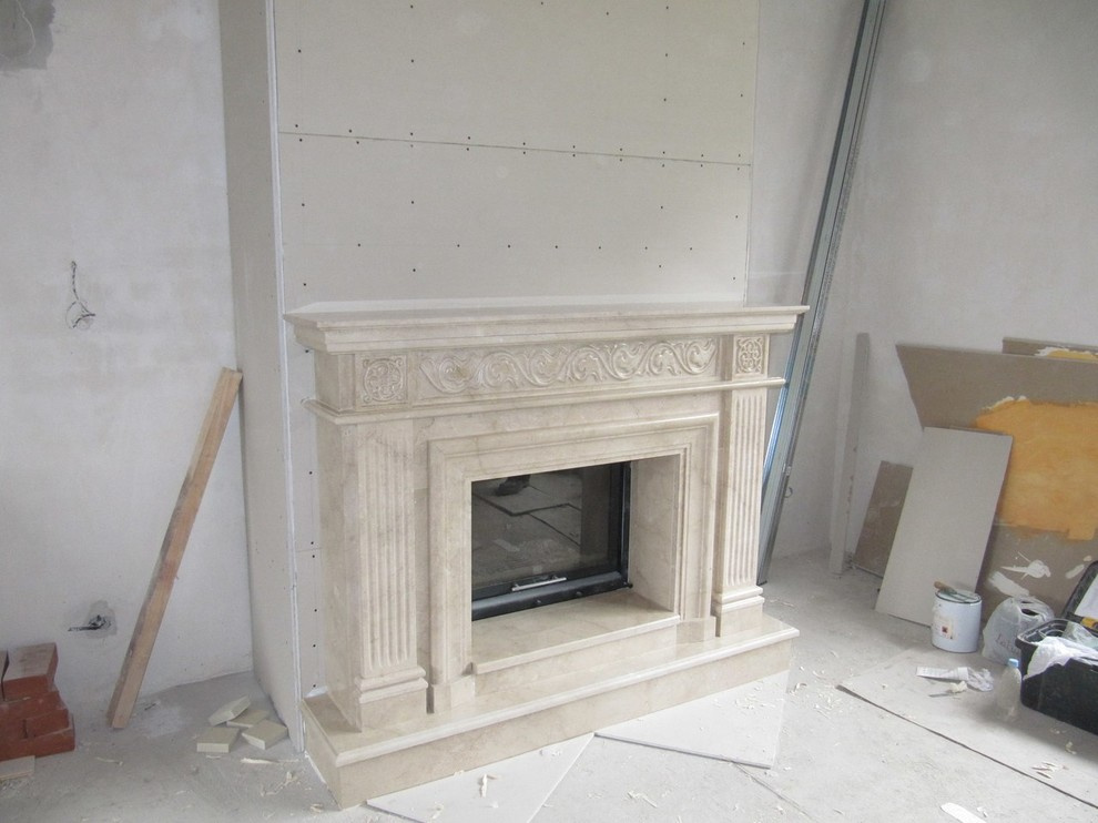 Мраморный портал изготовленный на собственном производстве из мрамора Армада.Топ