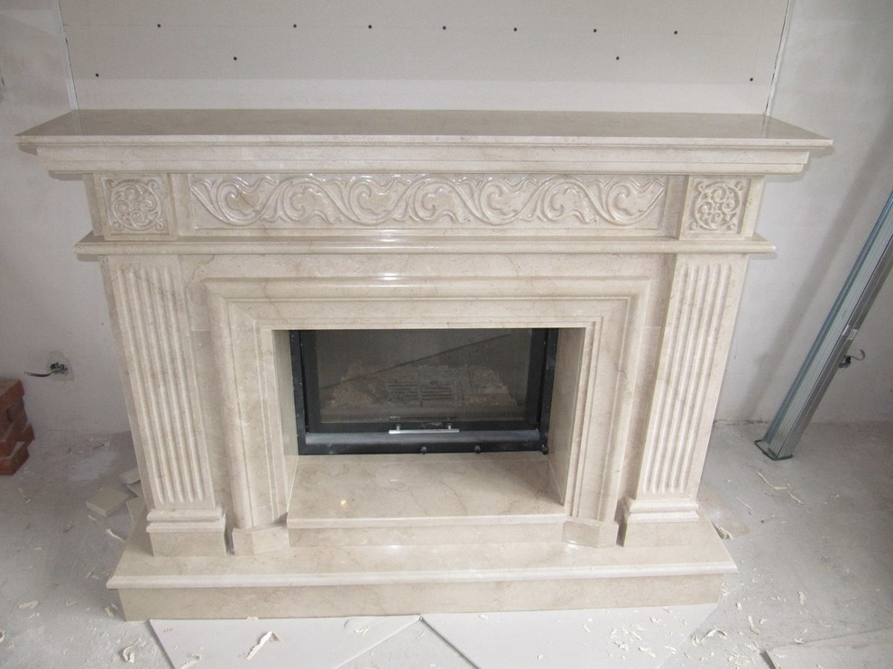 Мраморный портал изготовленный на собственном производстве из мрамора Армада.Топ