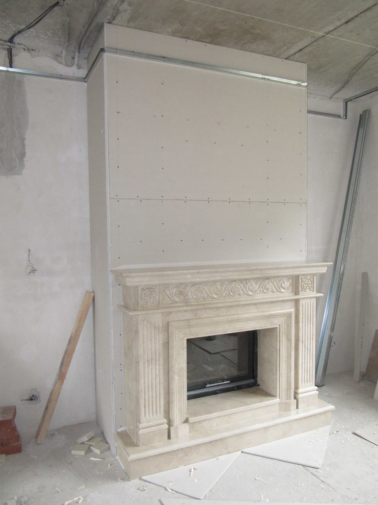 Мраморный портал изготовленный на собственном производстве из мрамора Армада.Топ