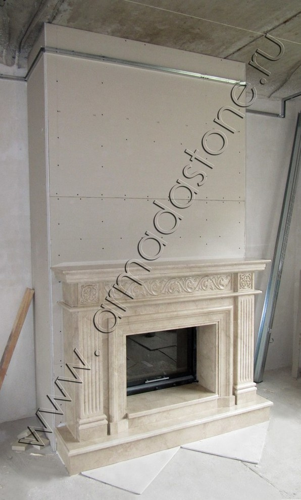 Обложка проекта: Мраморный портал изготовленный на собственном производстве из мрамора Армада.Топ