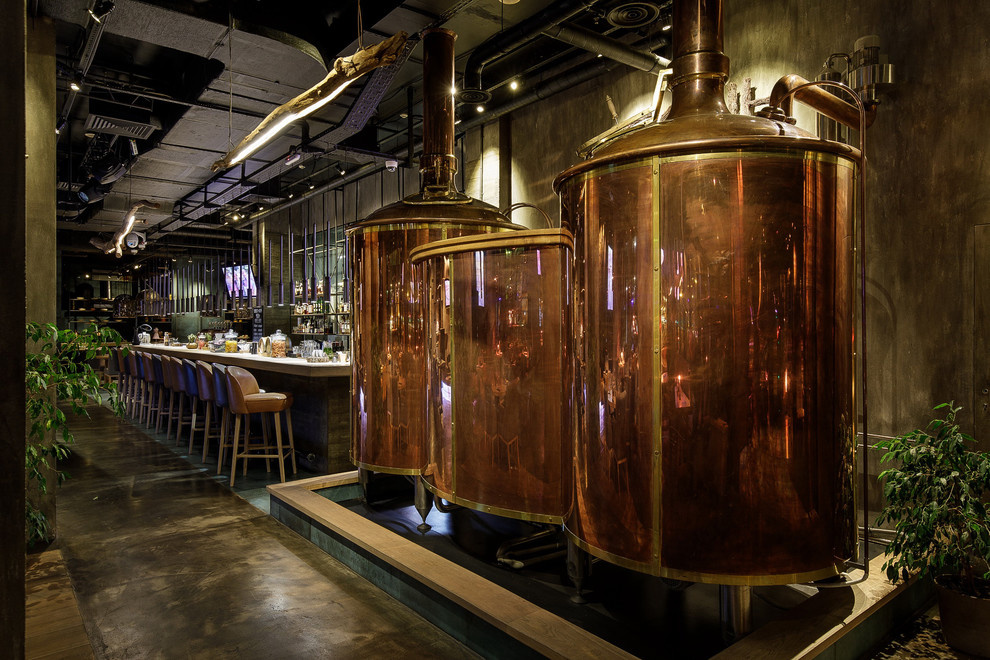 Обложка проекта: Интерьер ресторана Grut