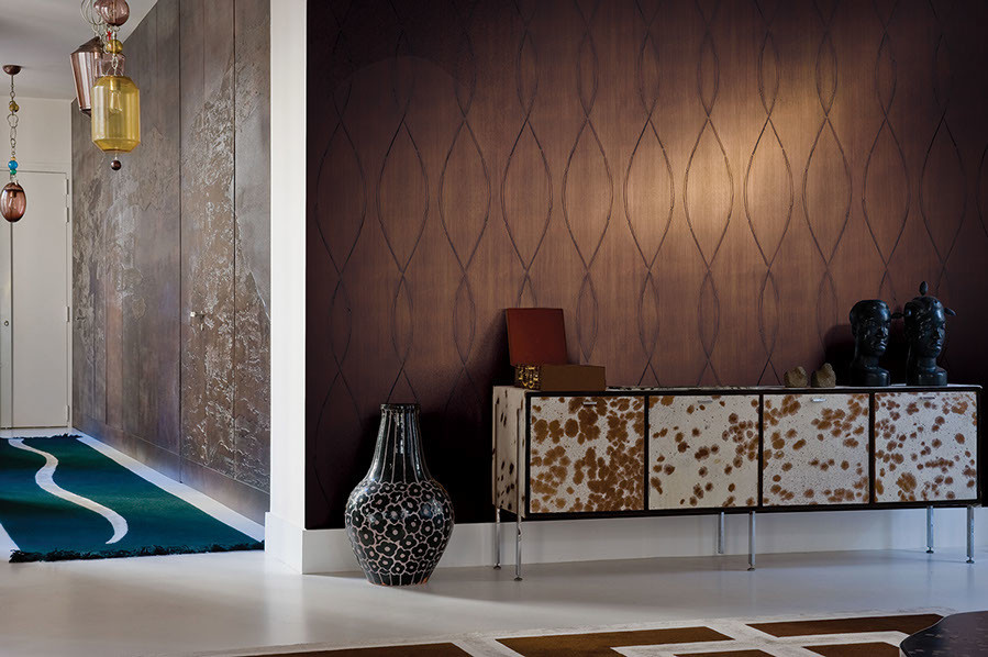 Carl Robinson/обои,кол-я №3, 0,68х1п.м., ручная печать на флизелиновой основе