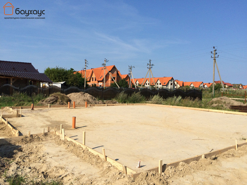 Строительство дома в Калининграде, пос. Заостровье