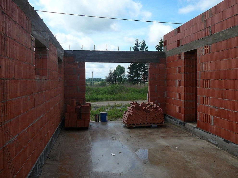 Строительство загородного дома в Калининграде, в пос. Холмогоровка