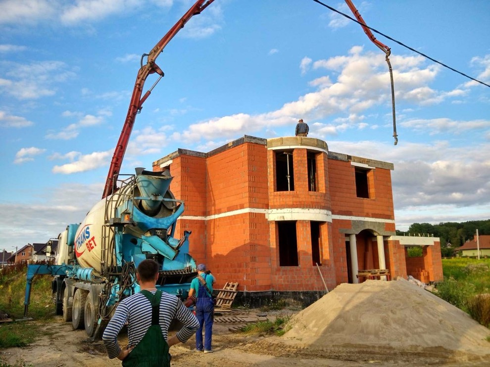 Строительство загородного дома в Калининграде, в пос. Холмогоровка