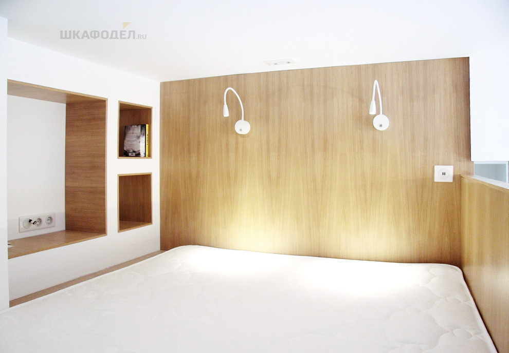 Двухуровневое пространство: кровать и детская