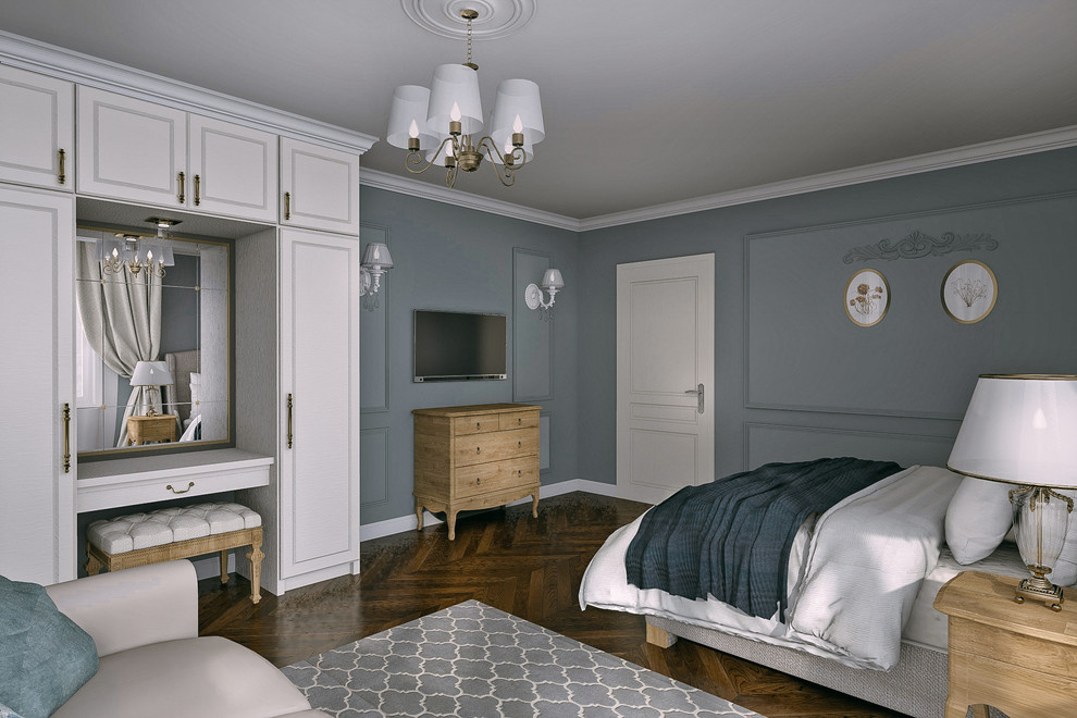 Дизайн-проект 2-х комнатной квартиры в классическом стиле.