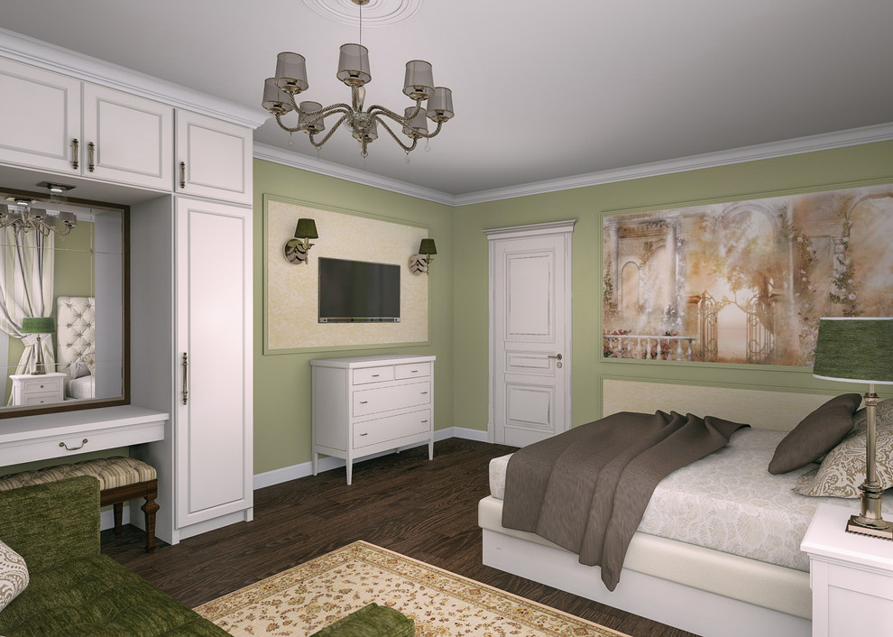 Дизайн-проект 2-х комнатной квартиры в классическом стиле.