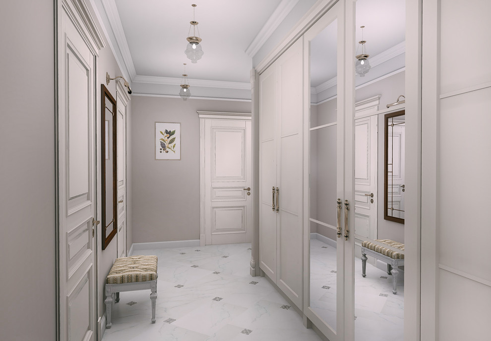 Дизайн-проект 2-х комнатной квартиры в классическом стиле.