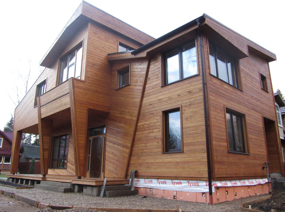 каркасный деревянный дом