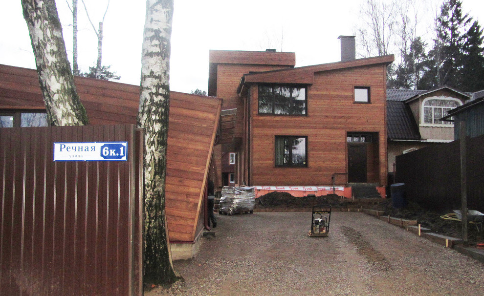 каркасный деревянный дом