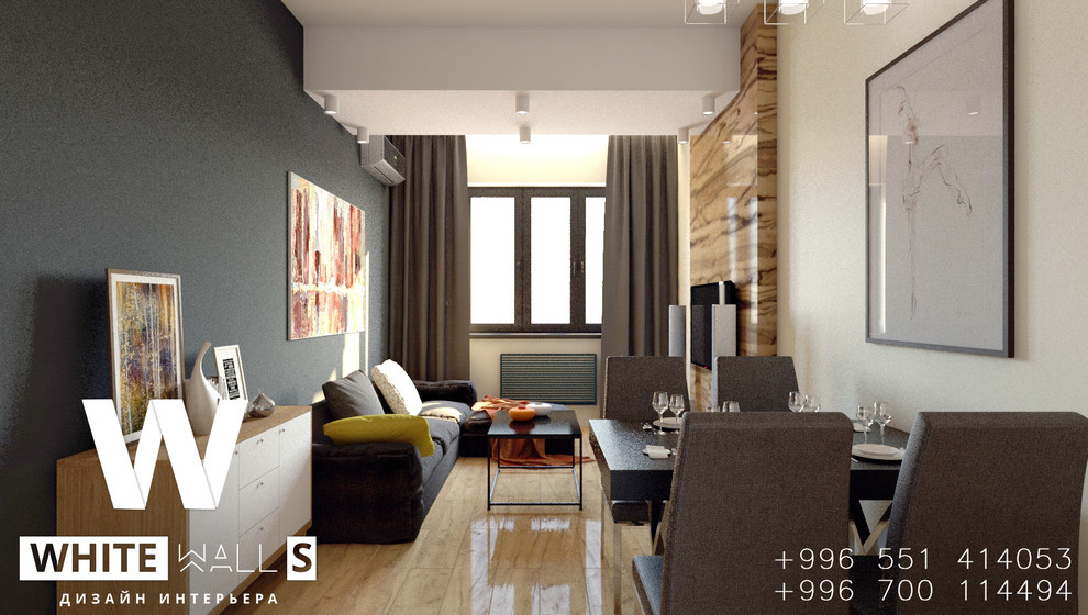 Однокомнатная квартира в Бишкеке