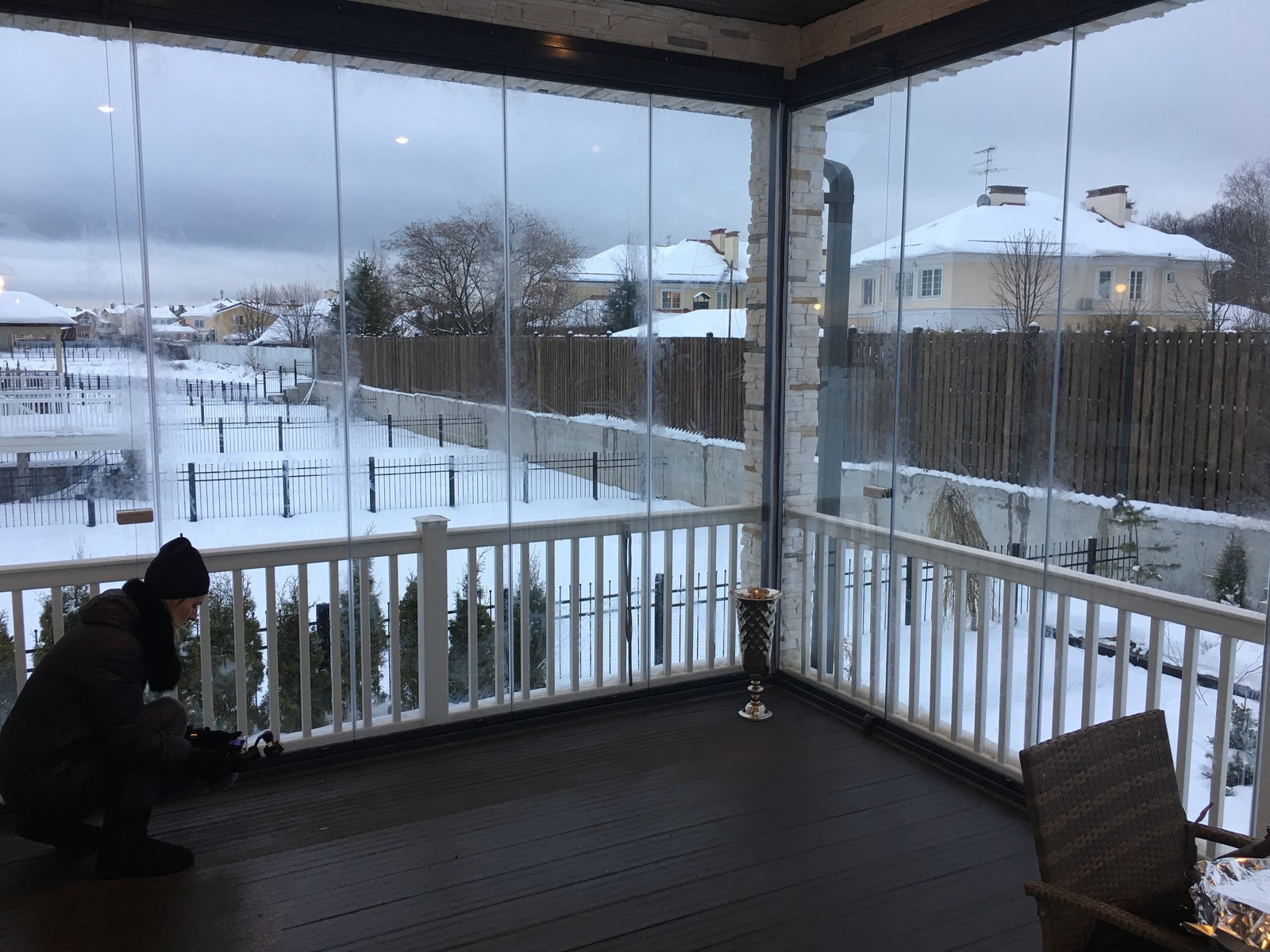 Безрамное остекление Лумон