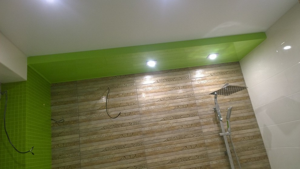 Квартира с интересными задумками по потолкам.