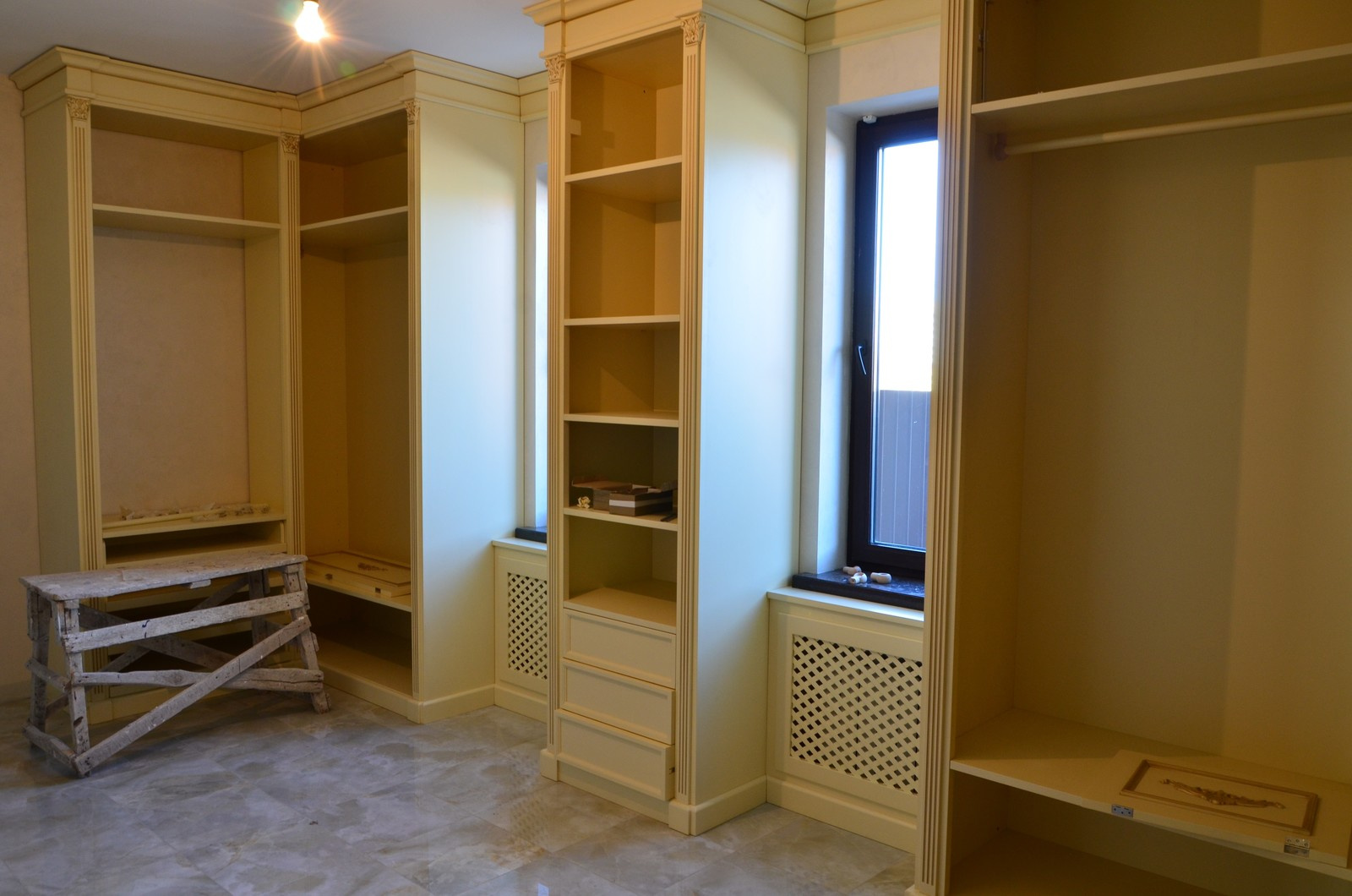 Cabina armadio avorio