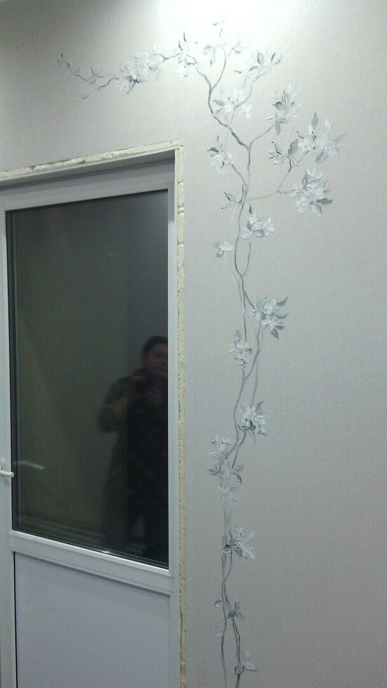 Вот так состоялись наши две графичные стены! Срок исполнения - 3 дня.