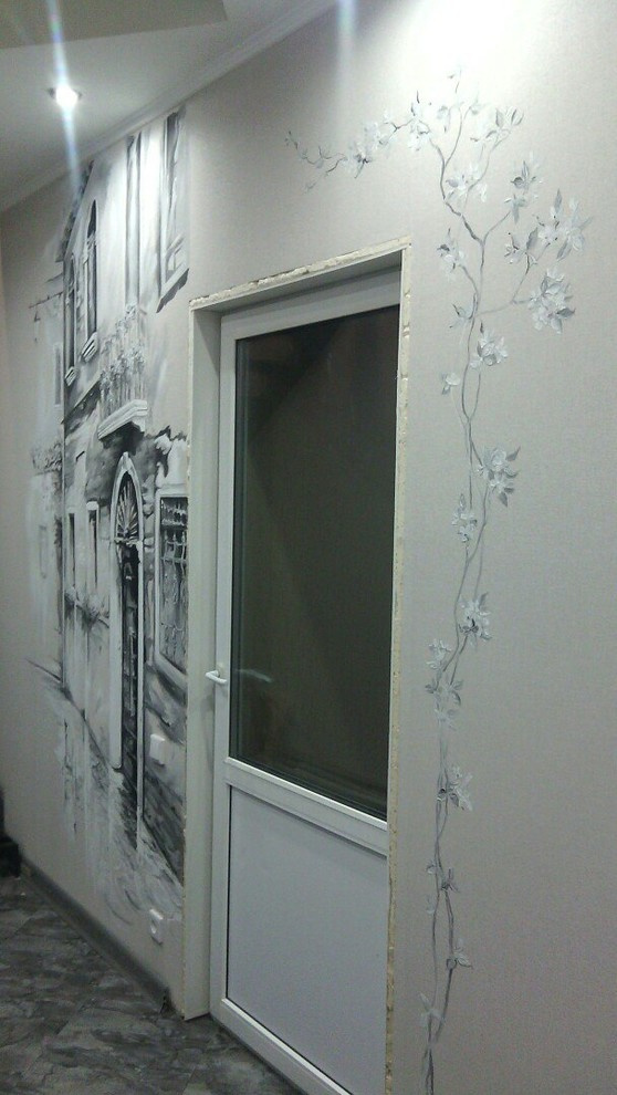 Обложка проекта: Вот так состоялись наши две графичные стены! Срок исполнения - 3 дня.