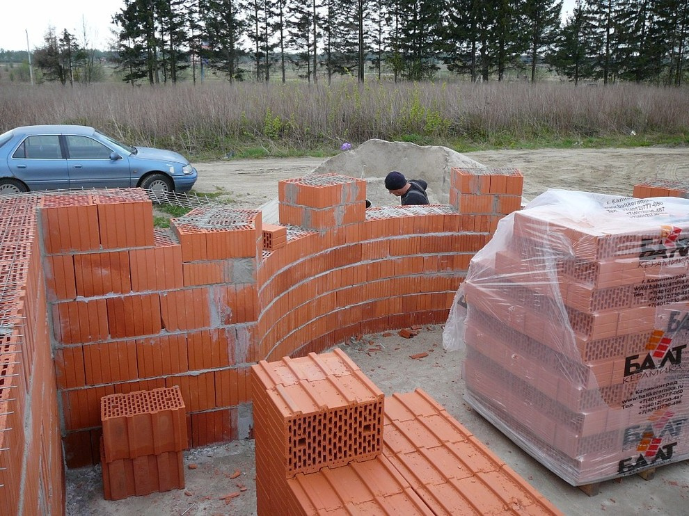 Строительство домов в Калининградке №1