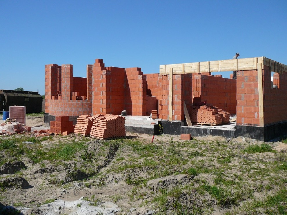 Строительство домов в Калининградке №1