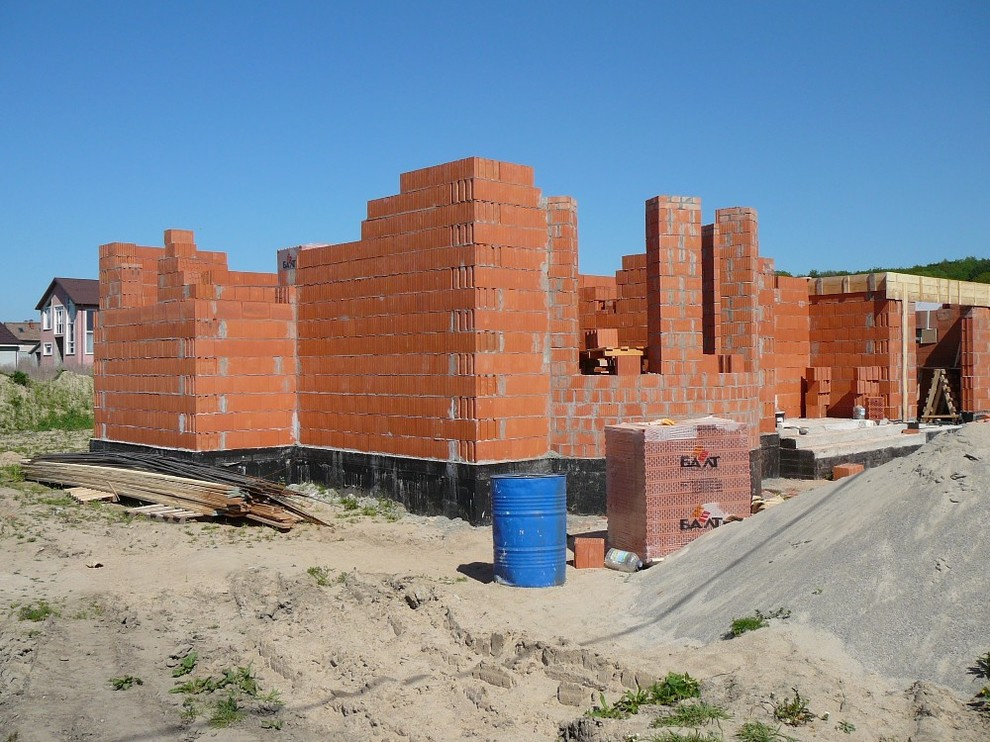 Строительство домов в Калининградке №1