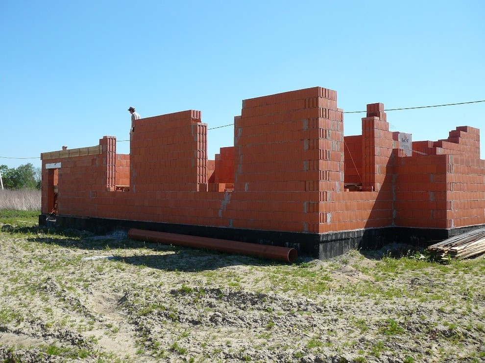 Строительство домов в Калининградке №1