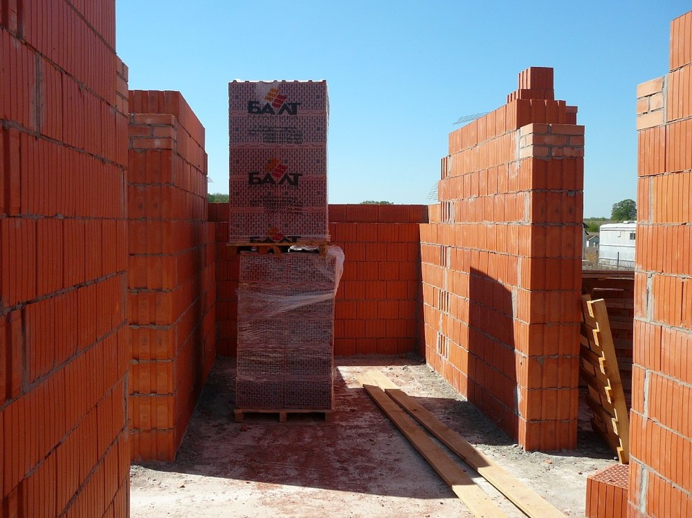 Строительство домов в Калининградке №1