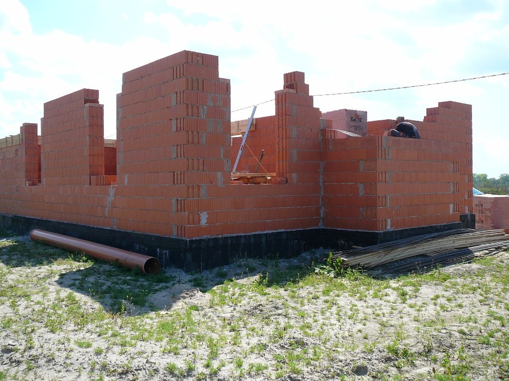 Строительство домов в Калининградке №1