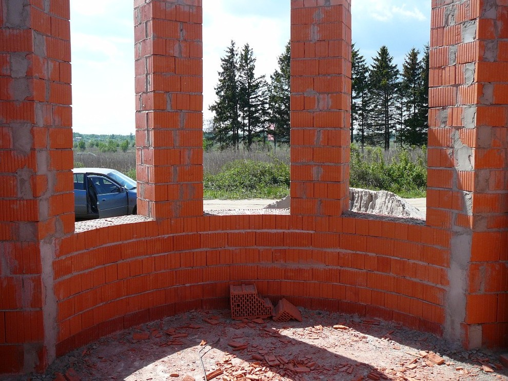 Строительство домов в Калининградке №1